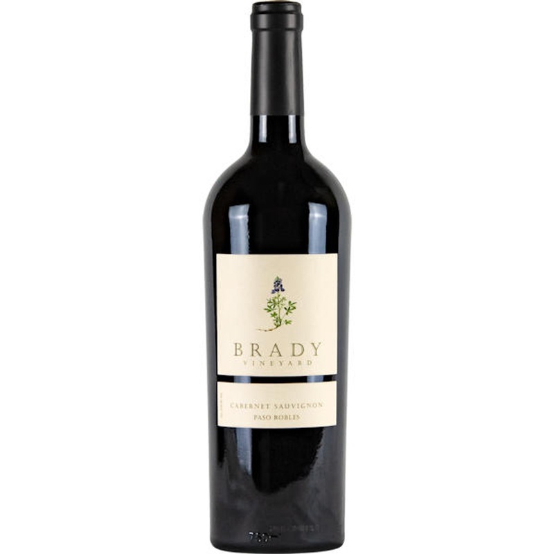 12 Bottle Case Brady Vineyard Paso Robles Cabernet 2023 w/ Shipping Included
