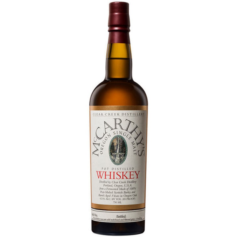 Clear Creek McCarthy’s Oregon Single Malt Whiskey 750ml