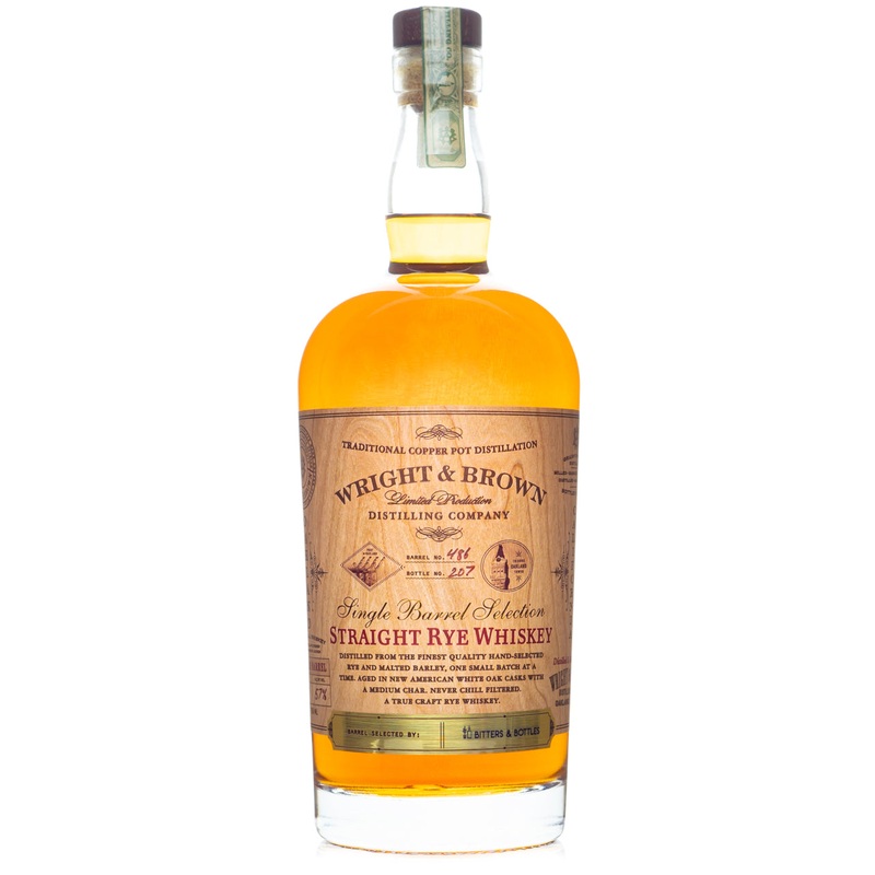 Wright & Brown #486 Single Barrel Rye Whiskey