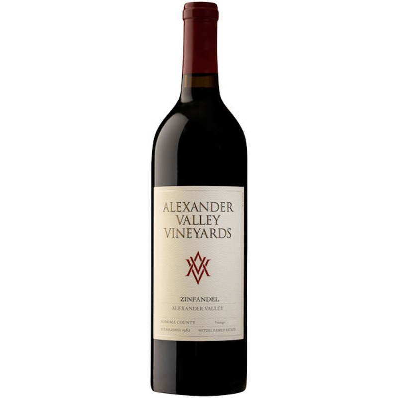 Alexander Valley Vineyards Wetzel Family Estate Alexander Zinfandel 2020 Rated 92JS