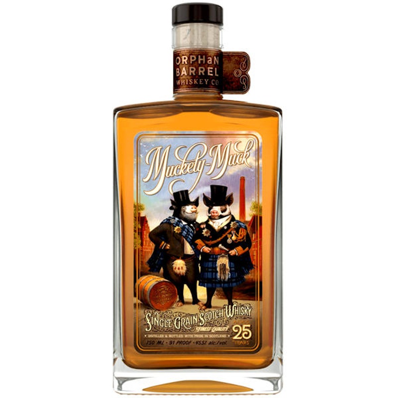 Orphan Barrel Muckety-Muck 25 Year Old Single Grain Scotch Whisky 750ml