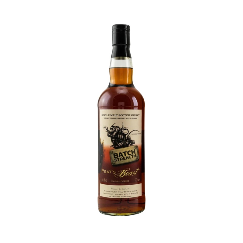 Peat’S Beast Cask Strength Pedro Ximenez Sherry Wood Finish Single Malt Scotch Whisky (case of 6)