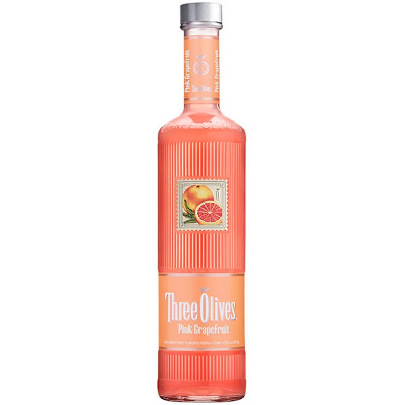 Three Olives Pink Grapefruit Vodka 750ml