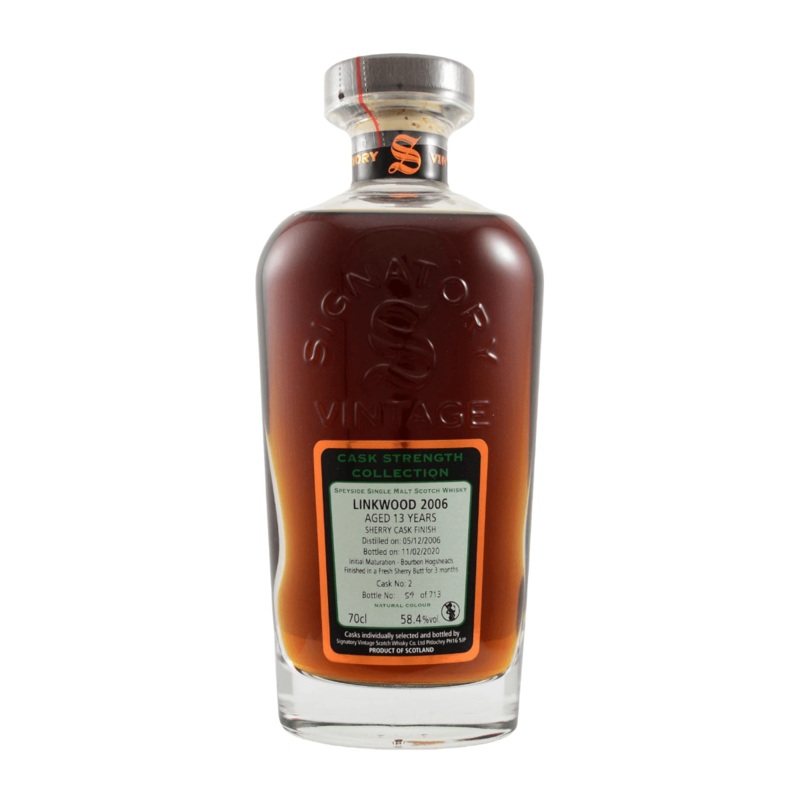 Signatory Vintage | Linkwood 13 Years 2006 Sherry Cask Finish – Cask Strength Collection