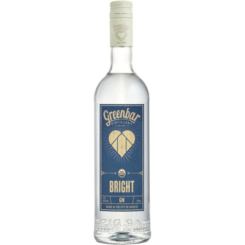 Greenbar Bright Organic Gin 750ml
