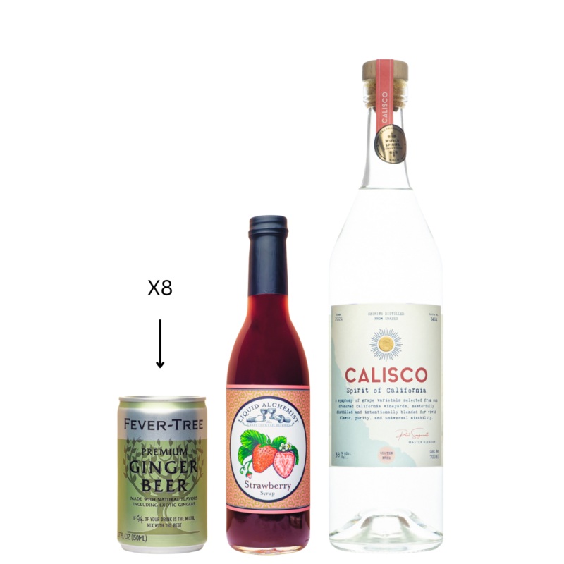 Strawberry Chilcano Cocktail Kit