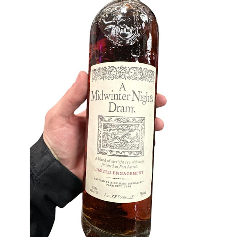 High West A Midwinter Night’s Dram Limited Engagement Act 12 Whiskey 750ml
