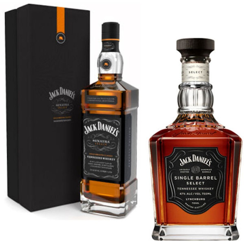 Jack Daniel’s Sinatra 2-Bottle Bundle – Sinatra Select 1L + Single Barrel Select Whiskey 750ml