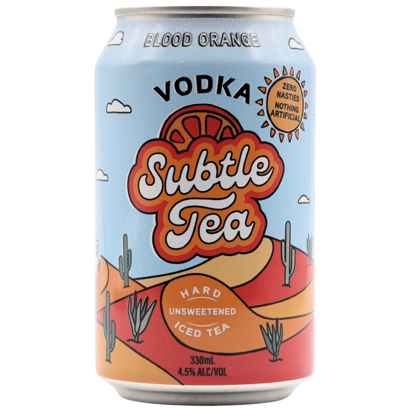 SUBTLE TEA  – BLOOD ORANGE VODKA ICED TEA