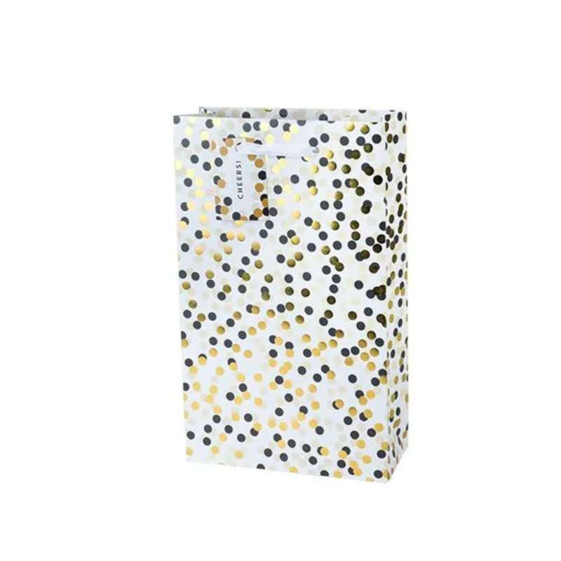 Tuxedo Dot Double Wine Bag|CW