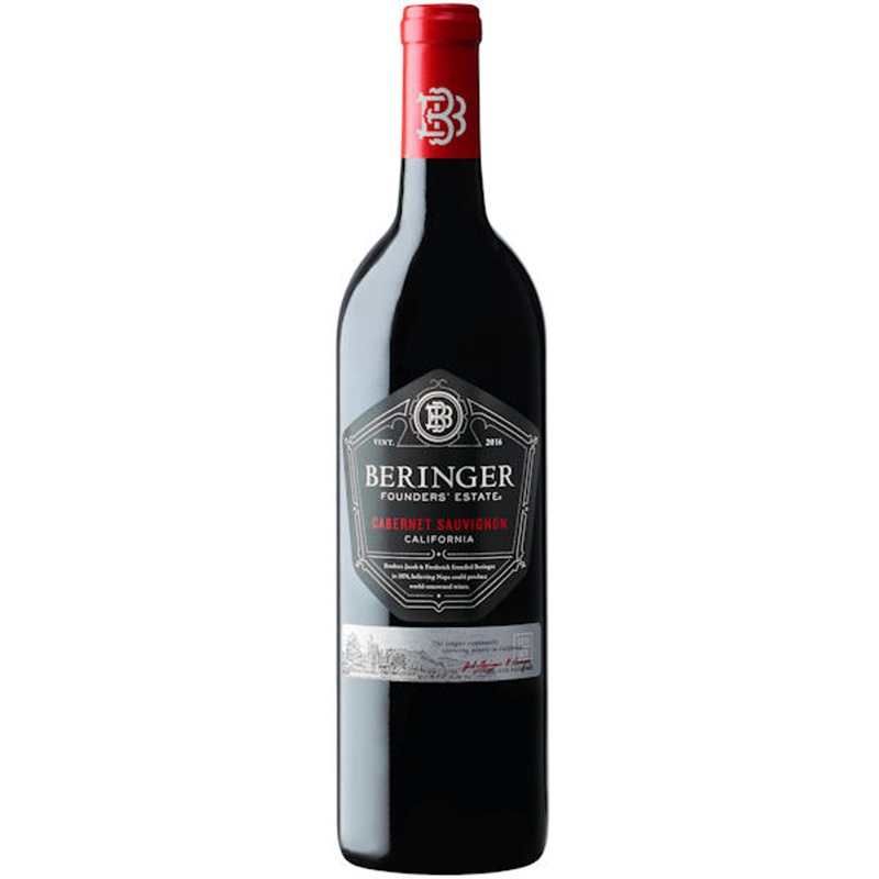12 Bottle Case Beringer Founders’ Estate California Cabernet w/ Shipping Included