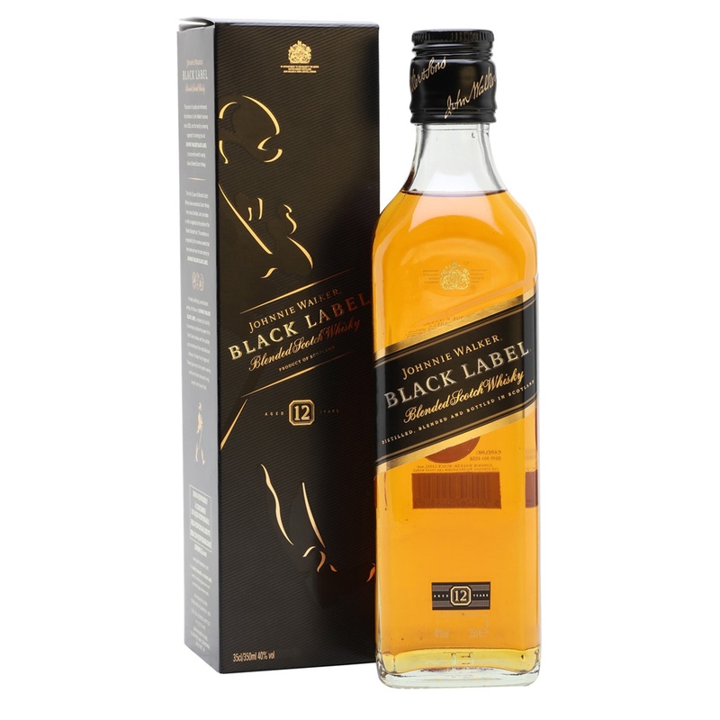 Johnnie Walker Black 12 Year Old 35cl Half Bottle