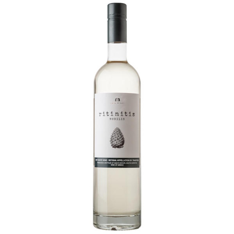 12 Bottle Case GAI’A Ritinitis Nobilis Retsina 2024 (Greece) w/ Shipping Included