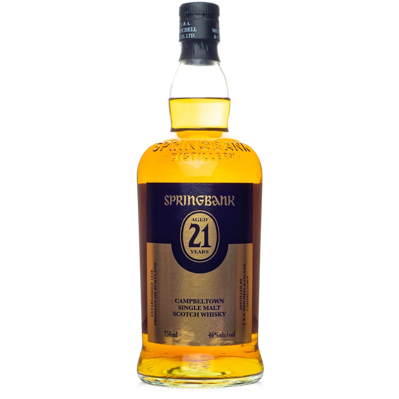 Springbank 21 Year Single Malt Scotch