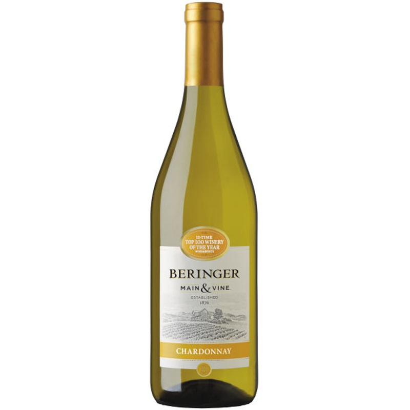 12 Bottle Case Beringer Main & Vine California Chardonnay NV w/ Shipping Included