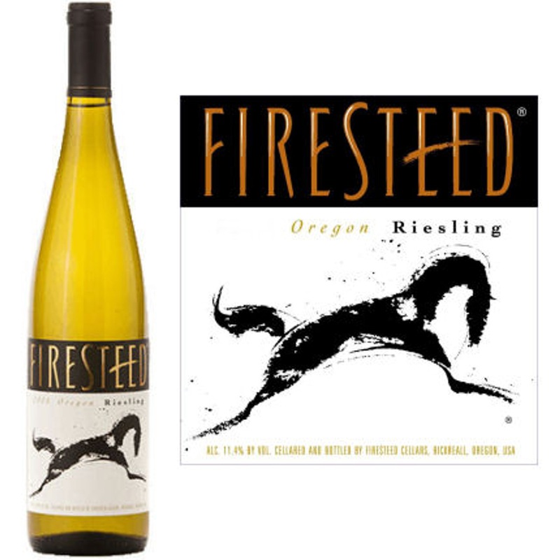 6 Bottle Case Firesteed Oregon Riesling 2021 w/ Shipping Included