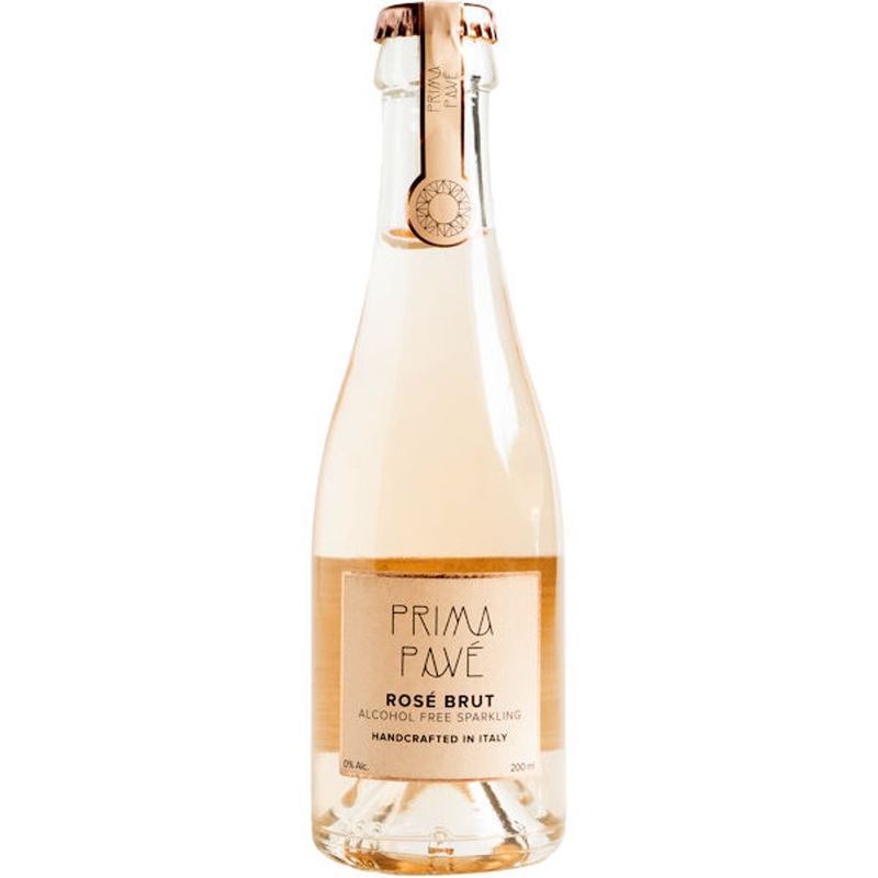 Prima Pave Alcohol Free Sparkling Rose Brut NV (Italy) 200ml
