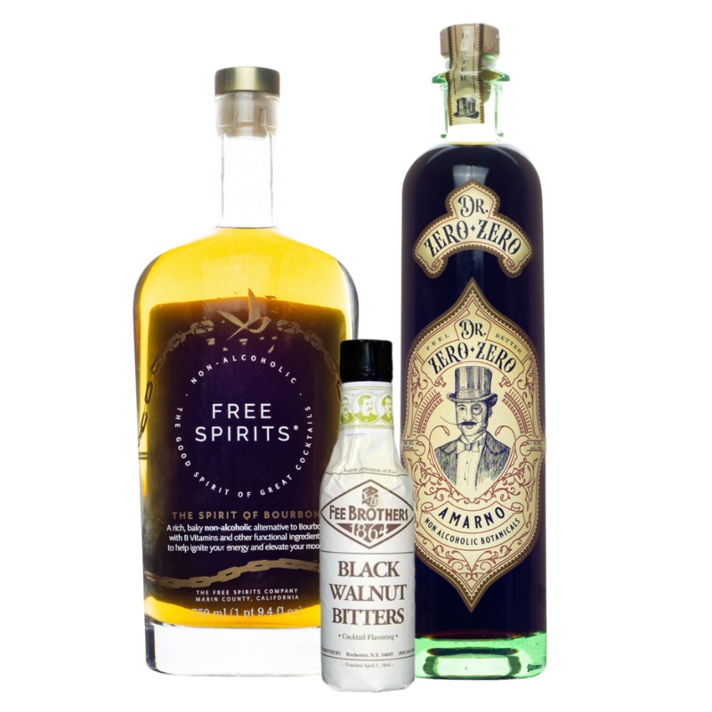 Zero Proof Black Manhattan N/A Cocktail Kit