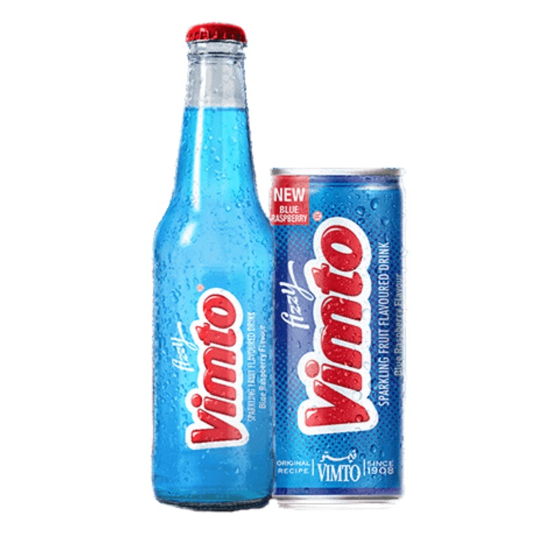 Vimto Fizzy Blue Raspberry|330ml Glass Bottle
