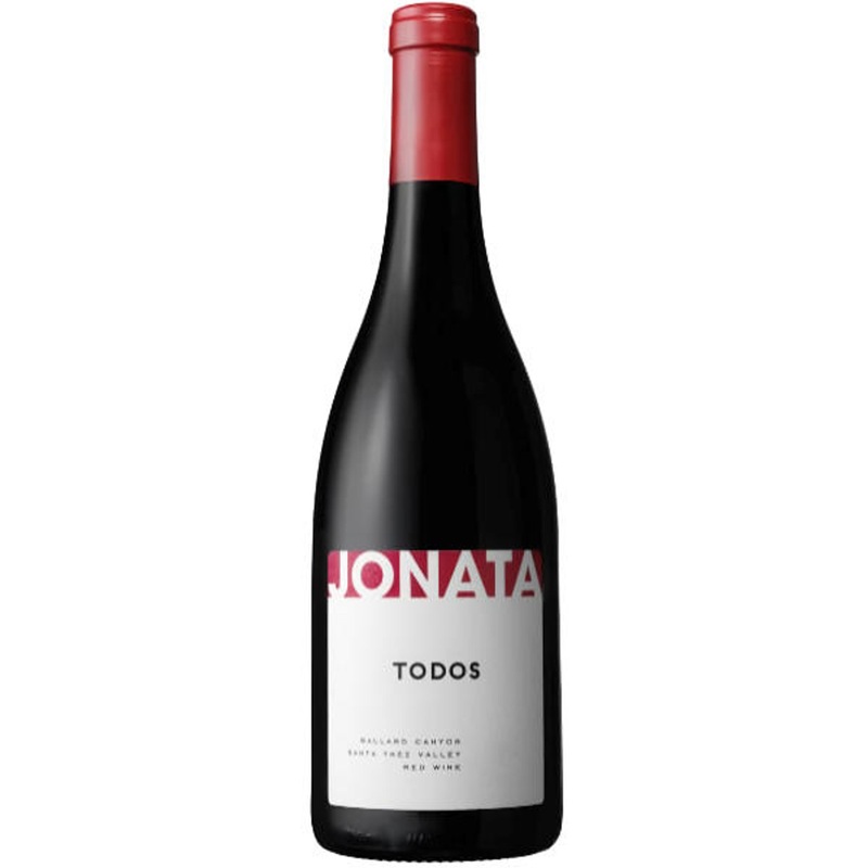 6 Bottle Case Jonata TODOS Ballard Canyon Red Blend 2019 Rated 97WE w/ Shipping Included