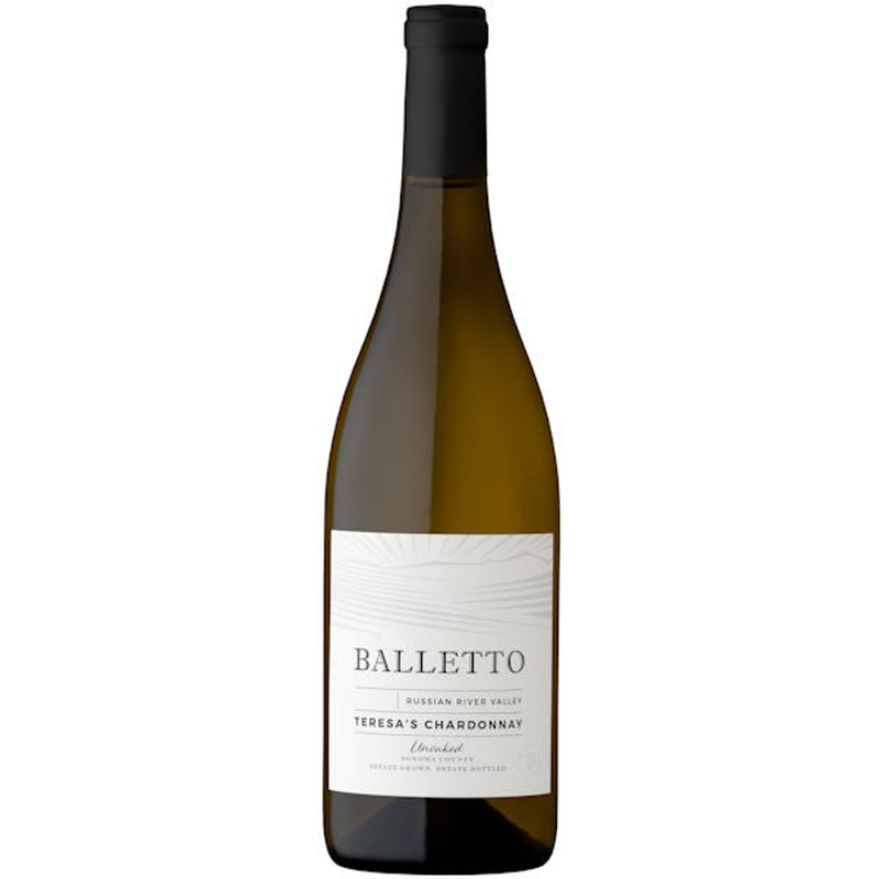 Balletto Teresa’s Unoaked Russian River Chardonnay 2023