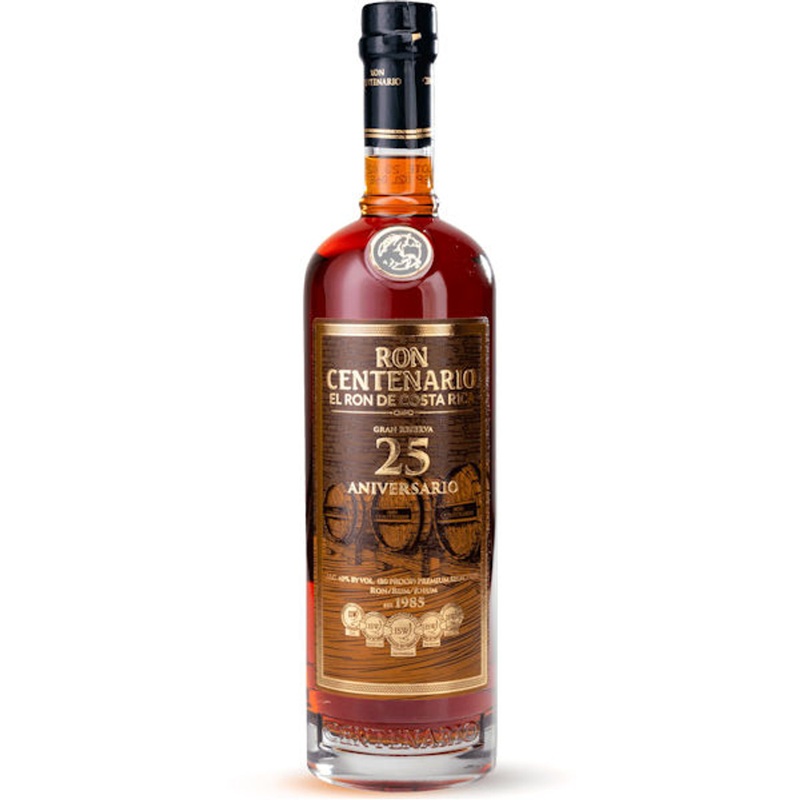 Ron Centenario 25 Aniversario Gran Reserva Costa Rican Rum 750ml