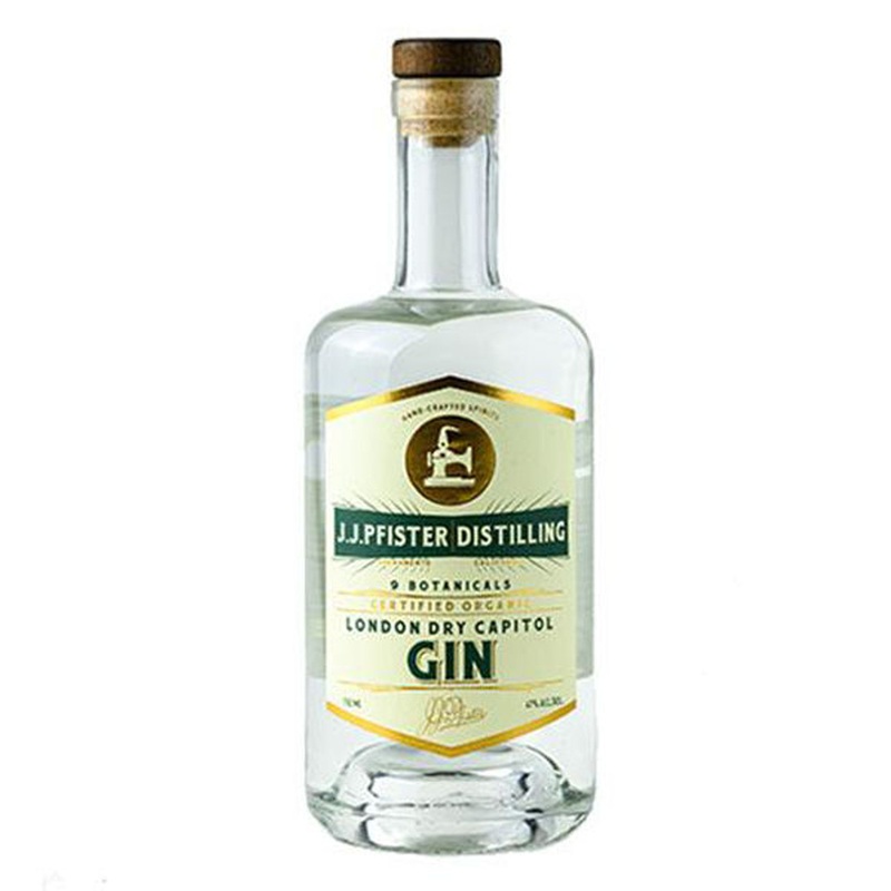 J.J. Pfister Organic London Dry Capitol Gin 750ml