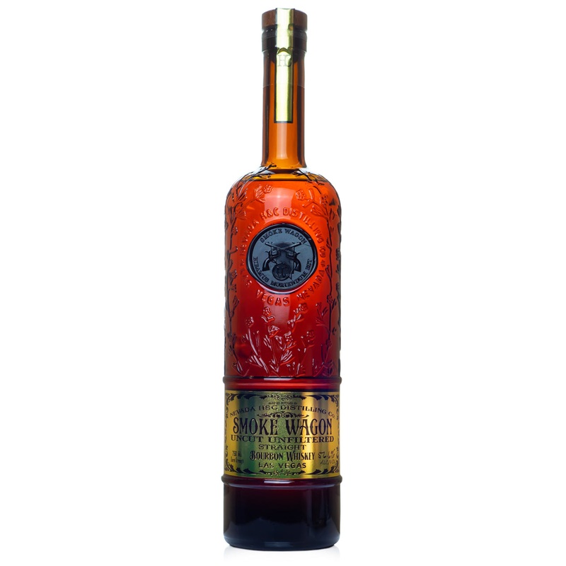 Smoke Wagon Uncut Unfiltered Barrel Strength Bourbon