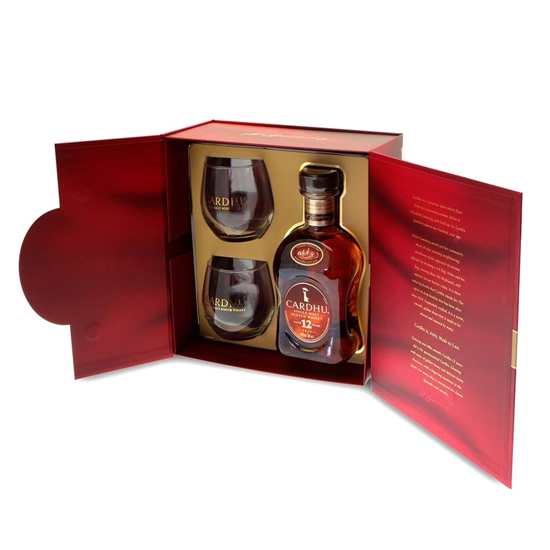 Cardhu Amber Rock 70cl – with Glasses