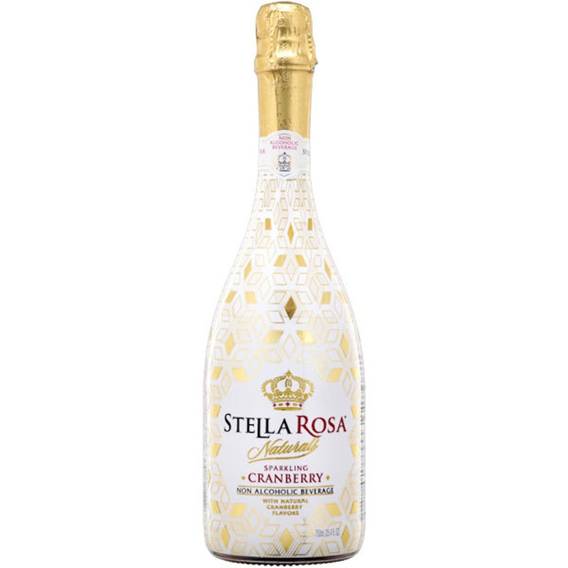 Stella Rosa Naturals Sparkling Cranberry Non-Alcoholic NV (Italy)
