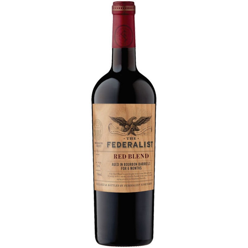 The Federalist Bourbon Barrel Aged Mendocino Red Blend 2017