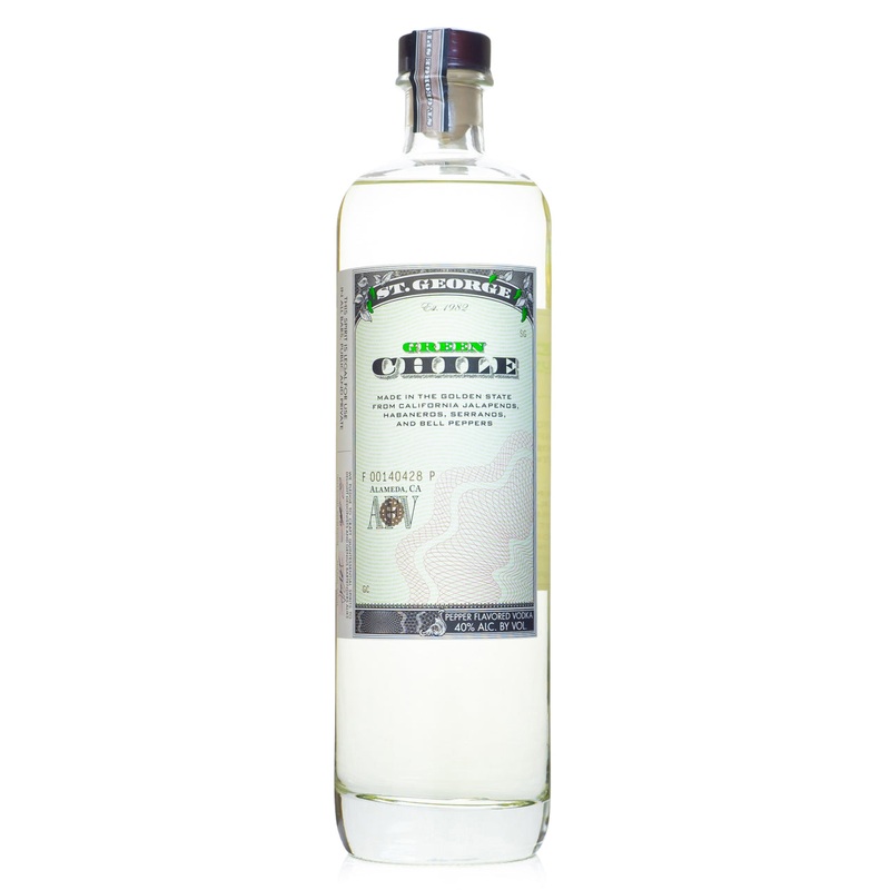St George Green Chile Vodka|750 ml|200 ml