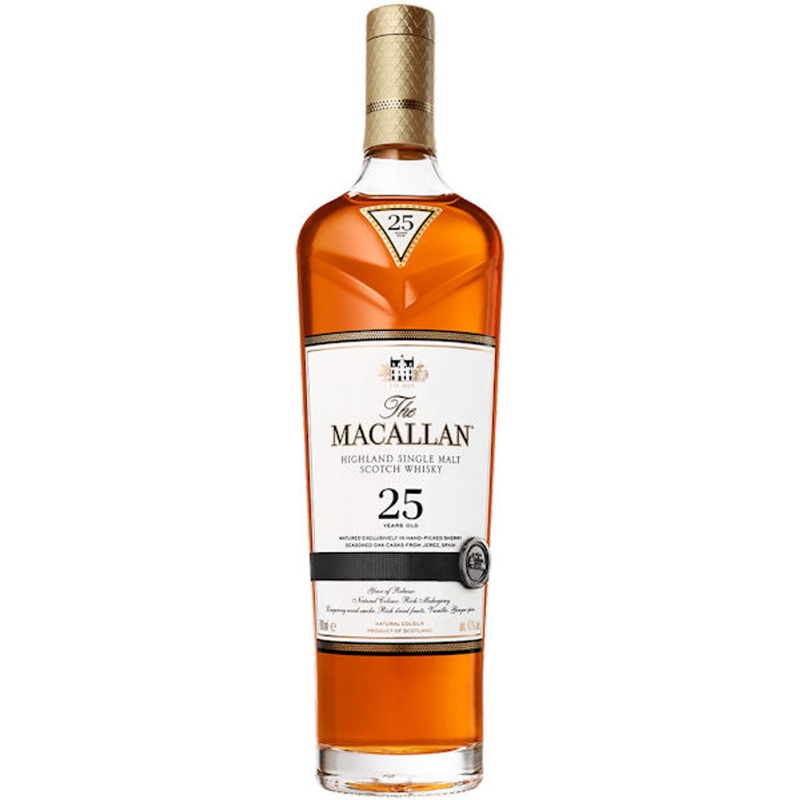The Macallan 25 Year Old Sherry Cask 2021 Release Highland Single Malt Scotch 750ml