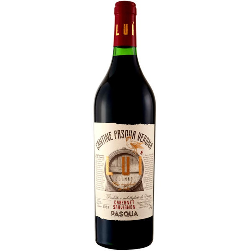 6 Bottle Case Pasqua LUI Cabernet Veneto IGT 2018 (Italy) Rated 91WE w/ Shipping Included