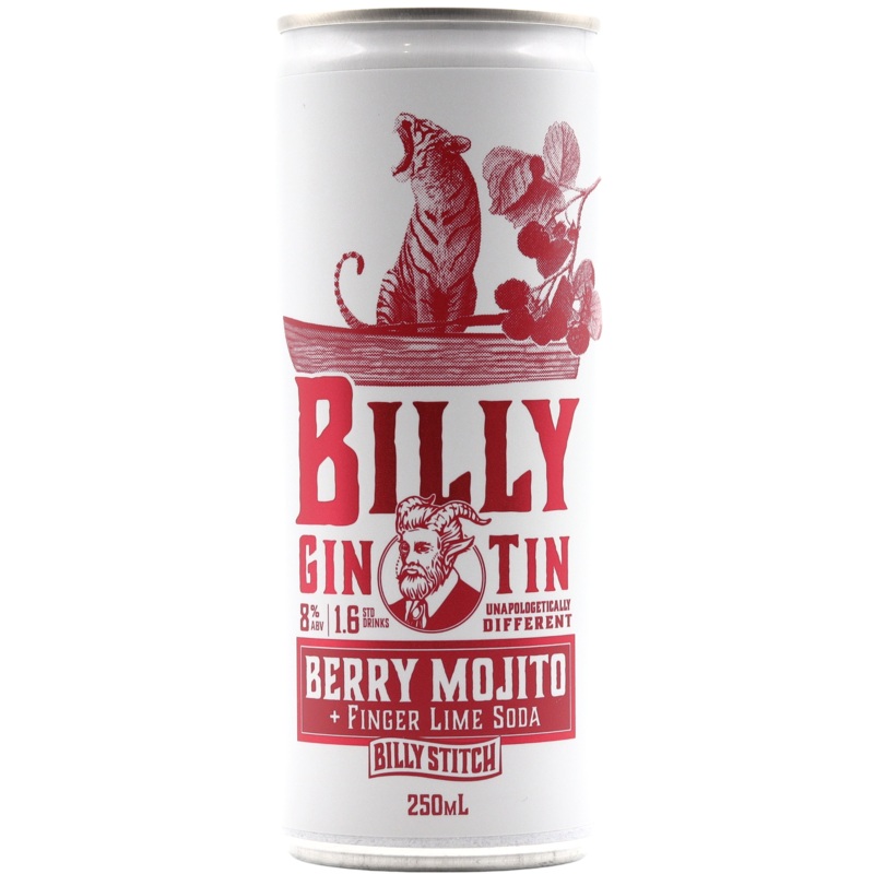 BILLY GIN TIN – BERRY MOJITO