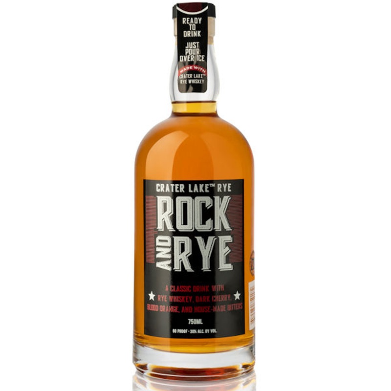 Crater Lake Rock and Rye Whiskey 750ml