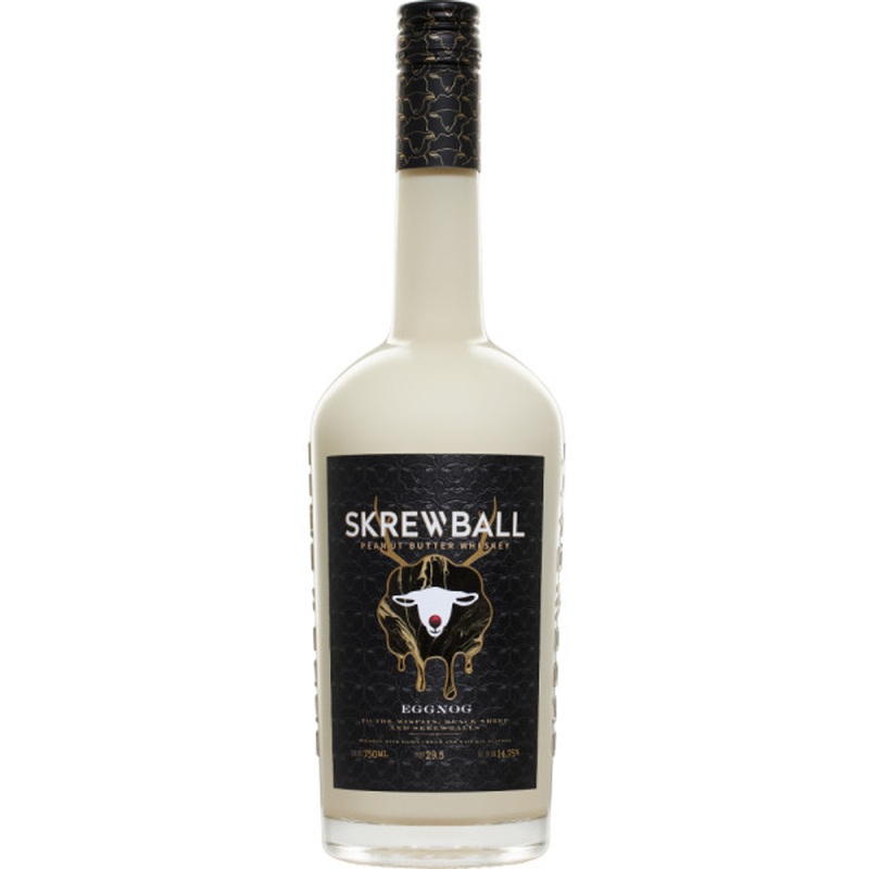 Skrewball Peanut Butter Whiskey Eggnog 750ml
