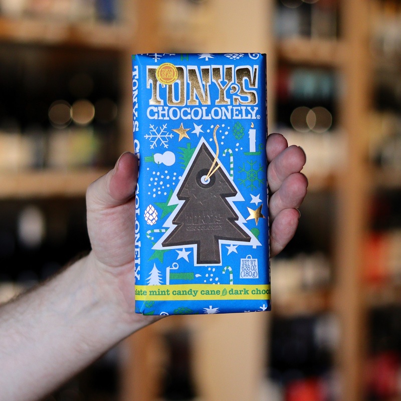 TONY’S CHOCOLONELY – DARK CHOCOLATE MINT CANDY CANE 180G