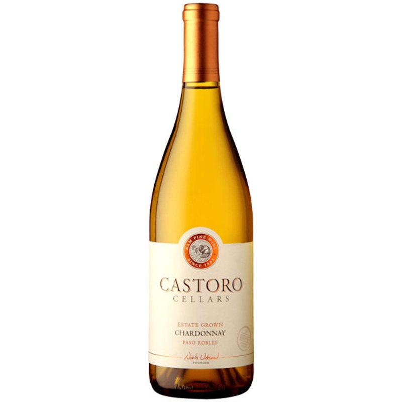 12 Bottle Case Castoro Cellars Estate Paso Robles Chardonnay 2020 w/ Shipping Included