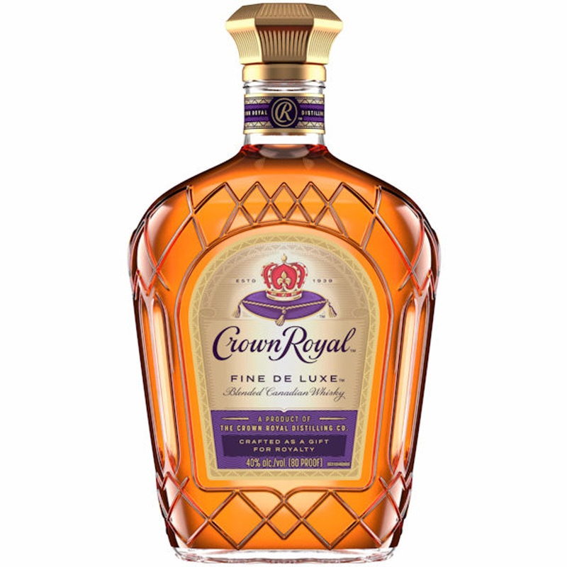 Crown Royal Fine DeLuxe Blended Canadian Whisky 750ml