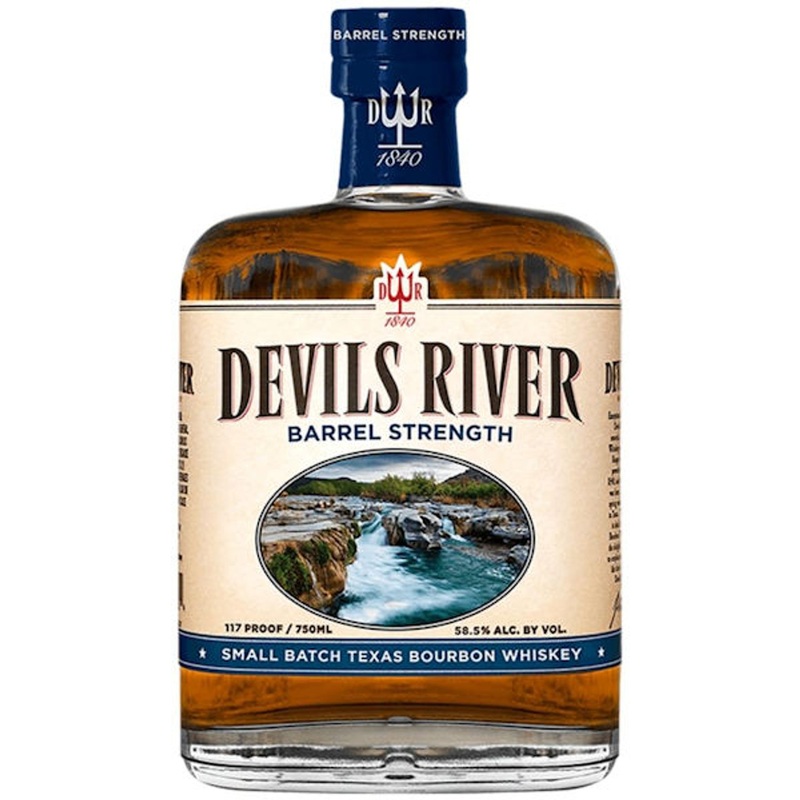 Devils River Barrel Strength Small Batch Texas Bourbon Whiskey 750ml