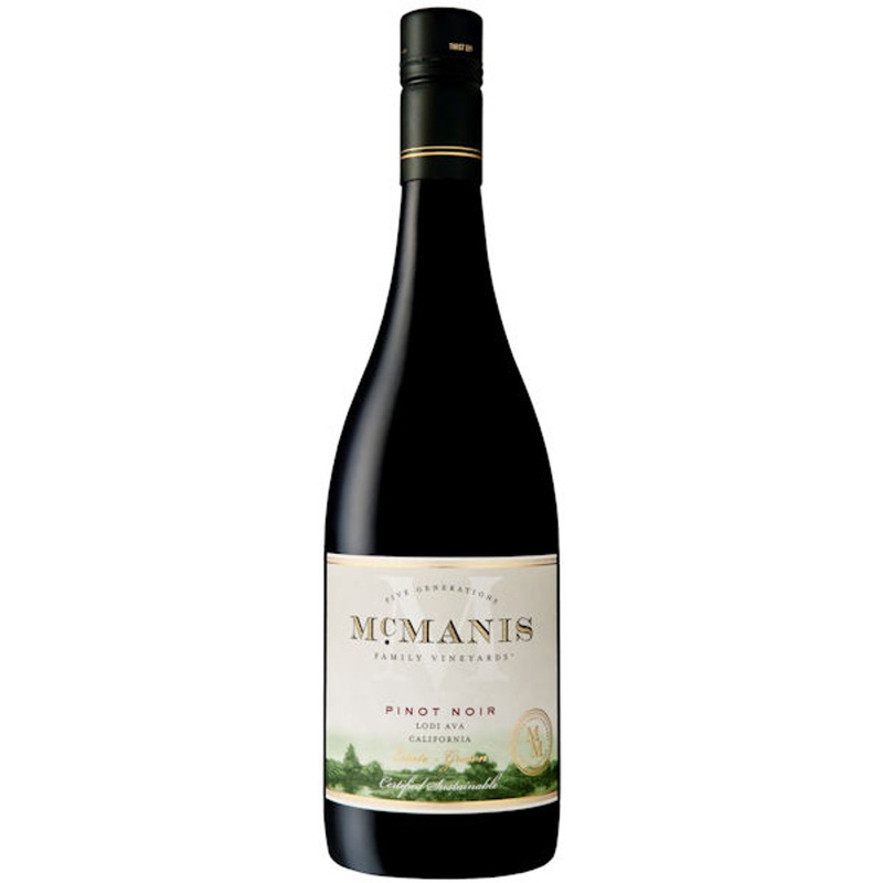 6 bottle Case McManis Lodi Pinot Noir 2022 Rated 92WE BEST BUY w/ Shipping Included