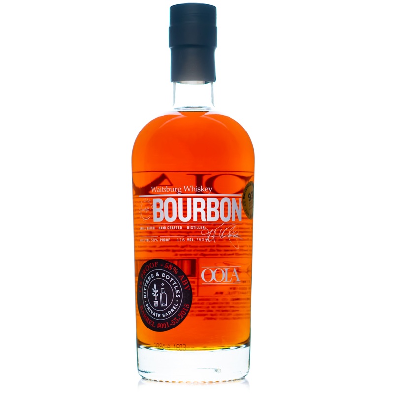 Oola Waitsburg Single Barrel #001-2015 Bourbon