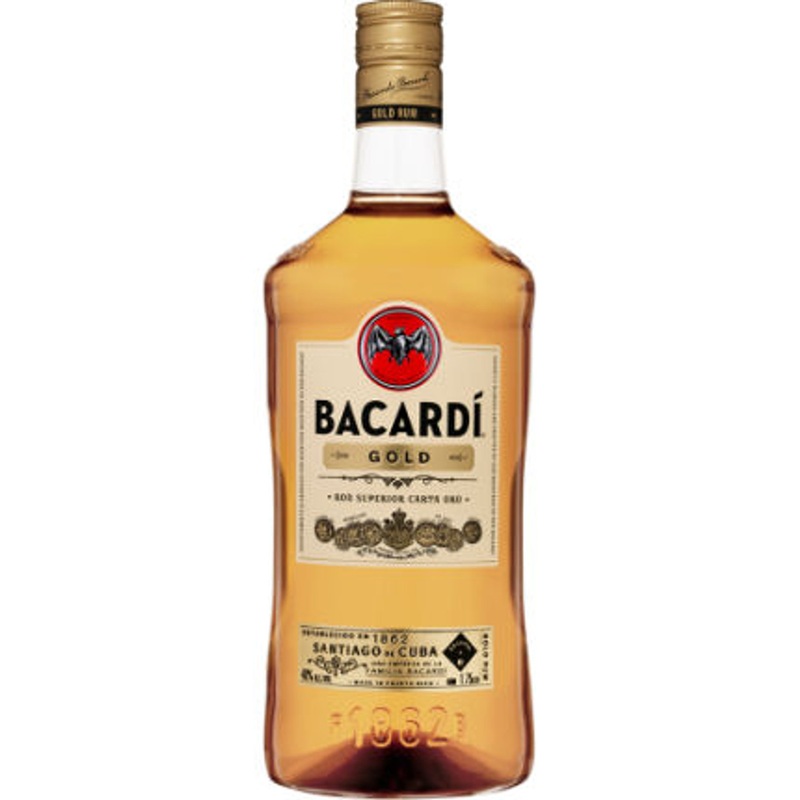 Bacardi Gold Puerto Rico Rum 1.75L