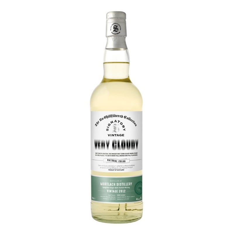 Signatory Vintage |  Very Cloudy Mortlach 2012 – The Un-Chillfiltered Collection
