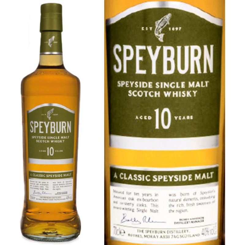 Speyburn 10 Year Old Speyside Single Malt Scotch 750ml