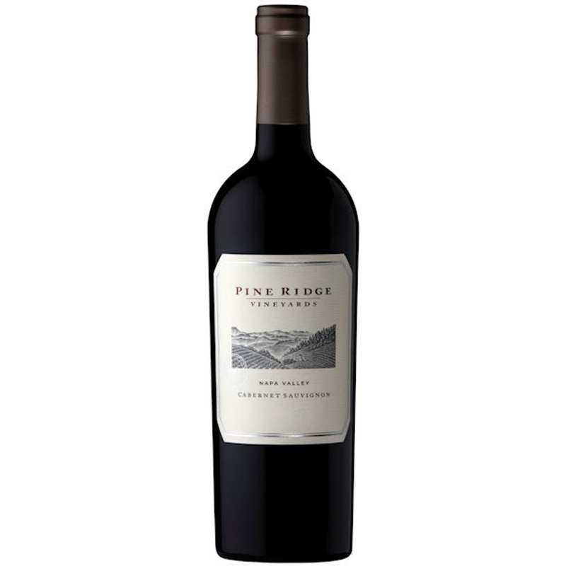 6 Bottle Case Pine Ridge Napa Cabernet 2022 Rated 93WE w/ Shipping Included