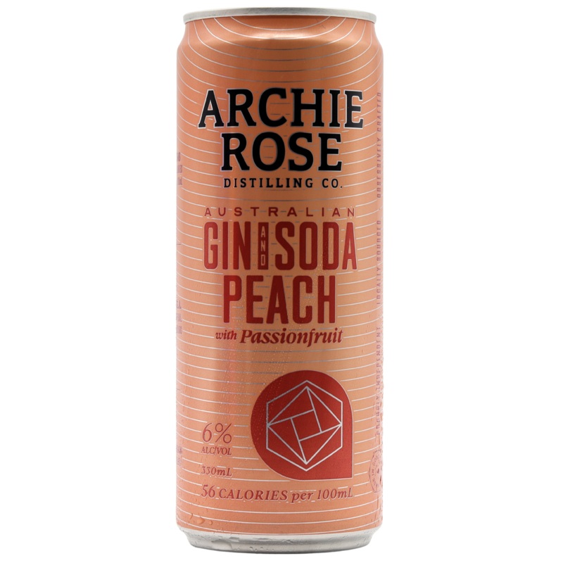 ARCHIE ROSE – PEACH GIN & SODA