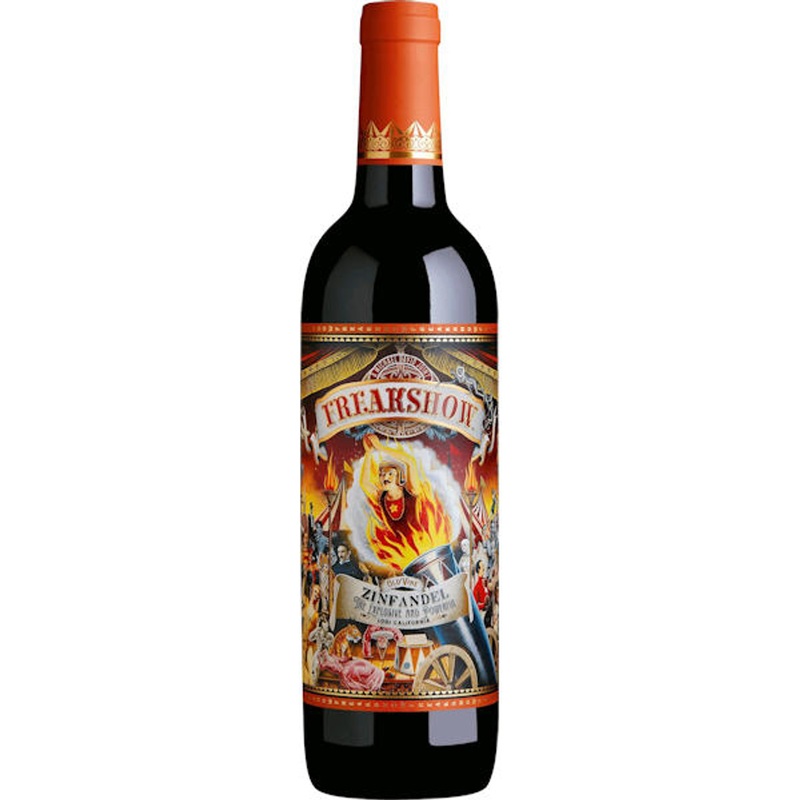 6 Bottle Case Michael David Freakshow Lodi Old Vine Zinfandel 2021 w/ Shipping Included