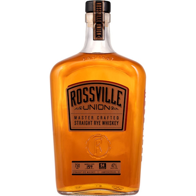 Rossville Union Master Crafted Straight Rye Whiskey 750ml